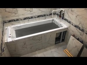 Укладка плитки! Весь процесс за ДВЕ МИНУТЫ