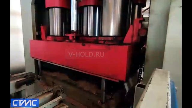 Автоматическая линия изготовления паллетов из опилок