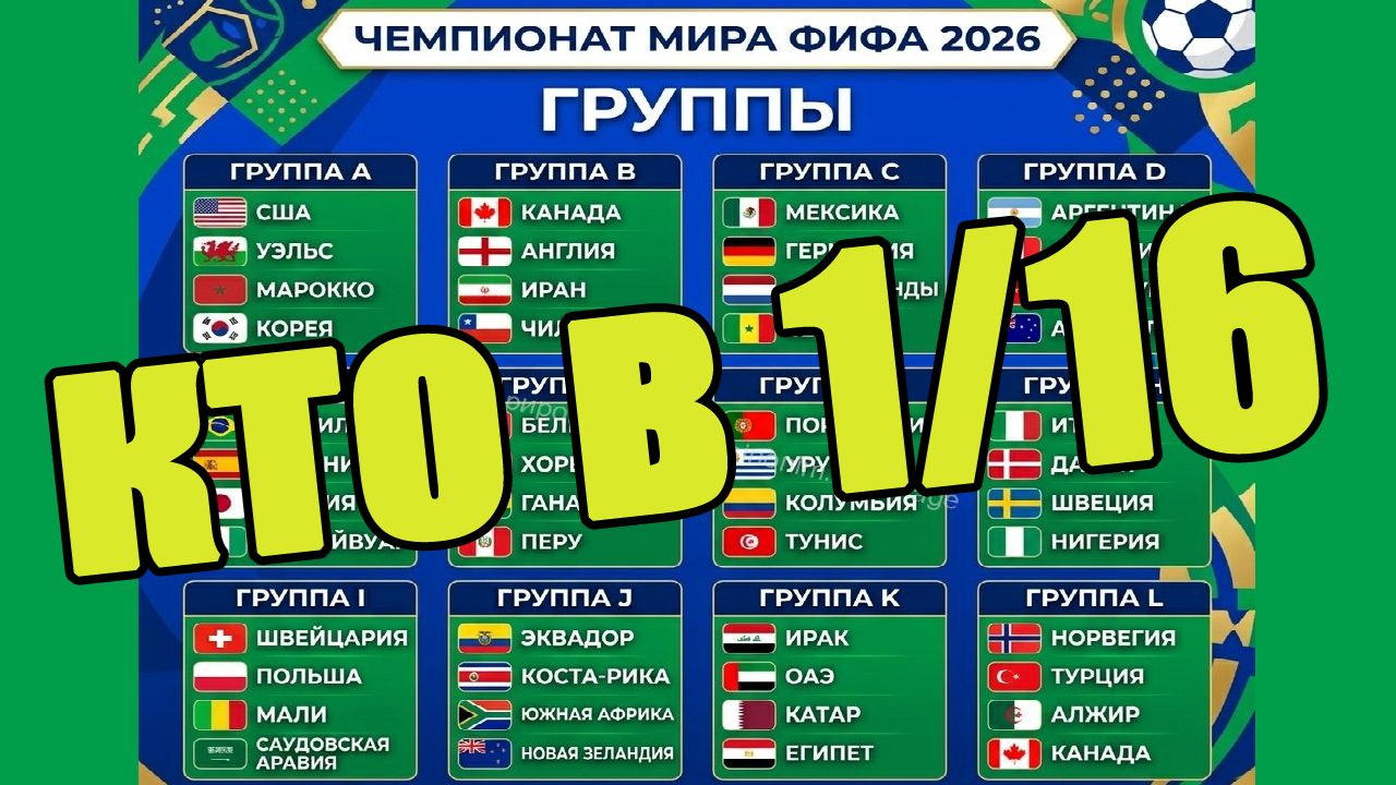 ЧМ 2026. День 16.Кто в плей-офф? Результаты, расписание, таблицы. смотреть онлайн
