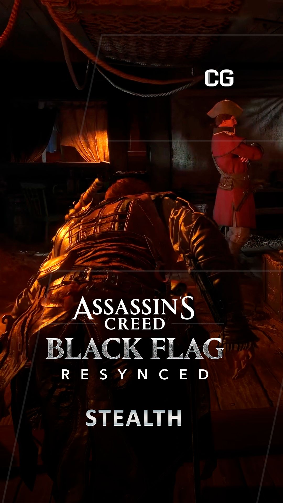 Assassin’s Creed Black Flag Resynced - Геймплей стелс #шортс