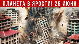 Новости сегодня 26.06.2026 - Катаклизмы сегодня❗ ЧП❗ Землетрясение в Венесуэле❗ Наводнения в Азии❗