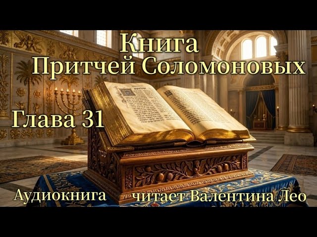 CC En/Ru КНИГА "ПРИТЧЕЙ СОЛОМОНОВЫХ" Аудиобиблия Гл.31, ЕККЛЕСИАСТ Гл.1—12 | "THE BOOK OF PROVERBS" смотреть онлайн