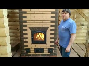 Теплоаккумулирующая каминопечь