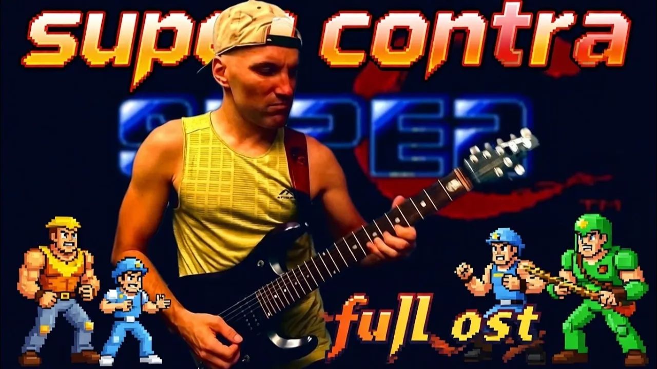 ➡ Super Contra. All stages soundtrack Metal cover. (nes/dendy) With gameplay, super contra nes music