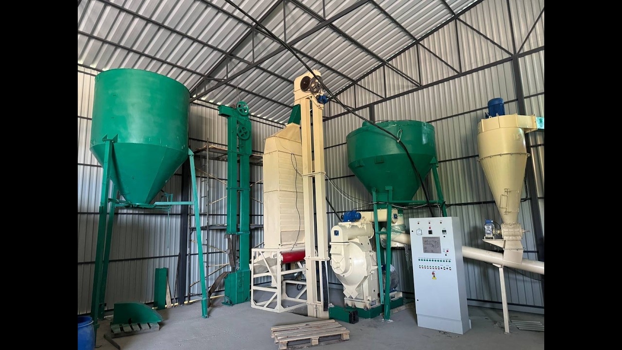 Производство топливной пеллеты с древесной щепы и опилки. Biomass Pellet Machine Wood Pellet Machine