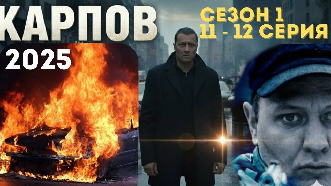 КАРПОВ 2025 [1 СЕЗОН ] 11 - 12 СЕРИЯ | Русские сериалы про ментов, Сериалы про преступников|