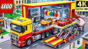 Автомобиль LEGO Technic: Я построил стиральную машину LEGO CAR🚘 | Забавный эксперимент Lego