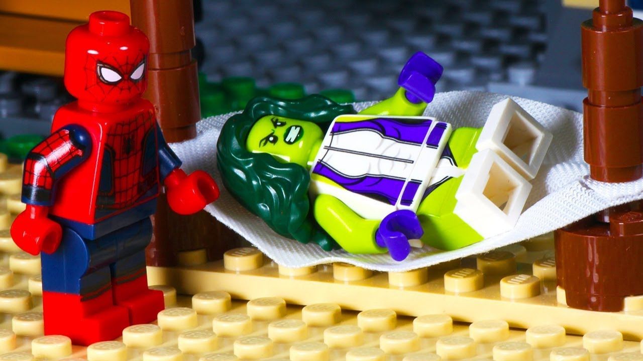 Lego Spiderman Shark Attack - Beach Party смотреть онлайн