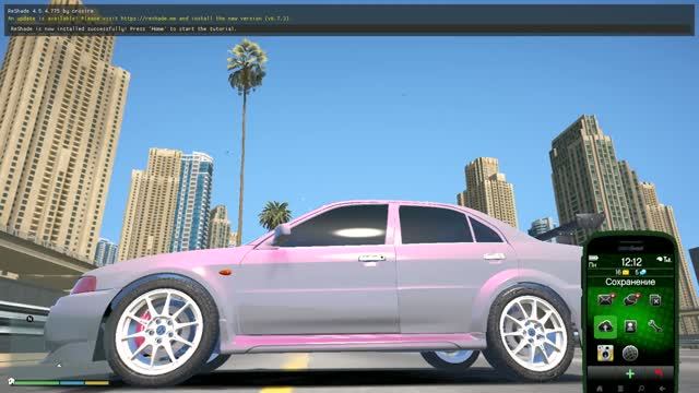 Mitsubishi Lancer EVOLUTION 6 282км в час 400лс с полным приводом раллийная легенда в гта 5