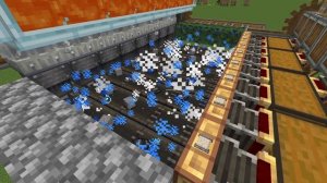 Ферма железа в Minecraft с модом create + схематика