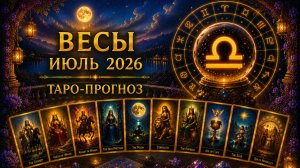 Весы ♎ Таро прогноз на июль 2026 года