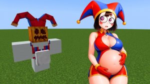 БЕРЕМЕННАЯ Помни из Удивительного Цифрового Цирка🤡 Аддон в Minecraft PE!