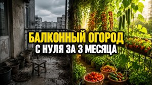 🍅ОГОРОД НА БАЛКОНЕ С НУЛЯ — РЕАЛЬНЫЙ РЕЗУЛЬТАТ