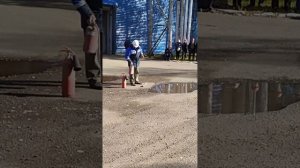 как тушить пожар