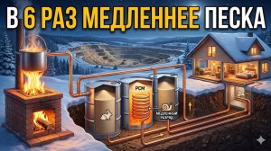 Забудьте про песок: эта копеечная парафиновая батарея отдает тепло в шесть раз дольше и стабильнее