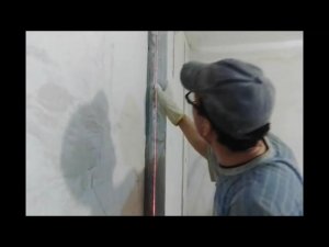 Стена С. Измерение стены и монтаж нулевых маяков