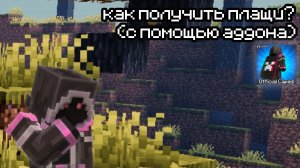 как получить плащи (с помощью аддона)