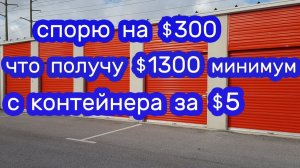 АУКЦИОН КОНТЕЙНЕРОВ В США / Спорю, что получу минимум $1300 с контейнера за $5.  Реально ли