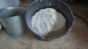 Крах горна из золы, извести и соли
