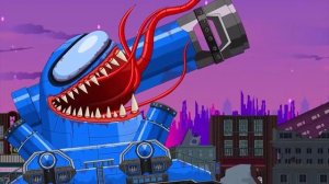 Мультики Для Детей. Мультфильмы Для Малышей Про Танки. Робот-Танк Против Команды Монстров.-Обрезка 0