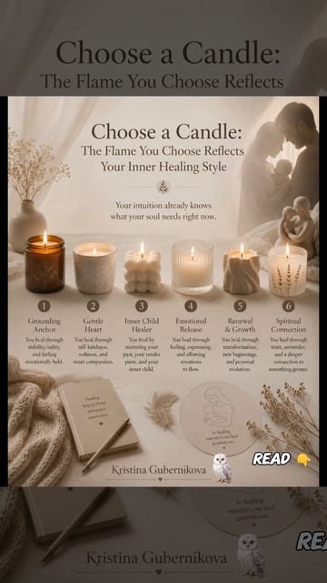 ✨ CHOOSE A CANDLE ✨ The Flame You Choose Reflects Your Inner Healing Style
