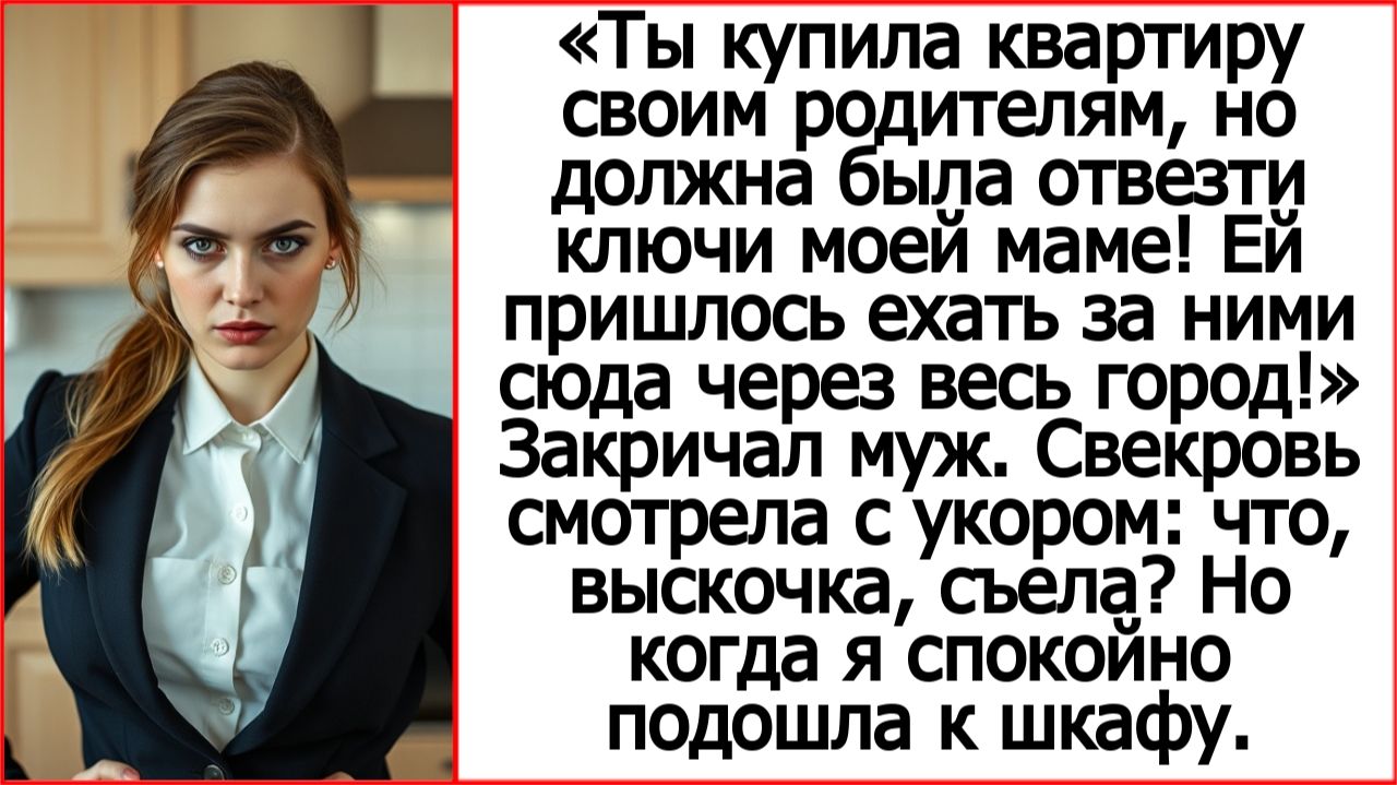 Истории из жизни. Ты купила квартиру, а ключи моей маме! Слушать рассказы Андрея Белого про свекровь