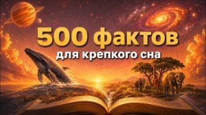 1.5 часа уютных фактов перед сном 🌙 300 фактов о мире, культуре и людях. Лекция для сна