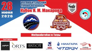 Турнир им. Н.М. Макарова 2026 матч 7 | ЮжУралАвтобан vs Тигры