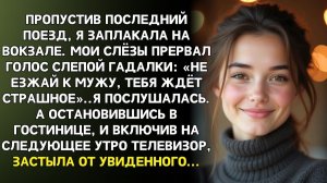 Истории из жизни|Опоздание спасло тебя сказала слепая гадалка|Аудиорассказы|Реальные истории