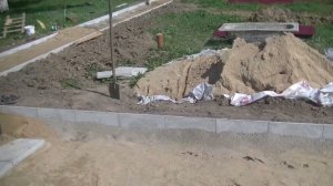 Полный процесс подготовки , перед укладкой тротуарной плитки.