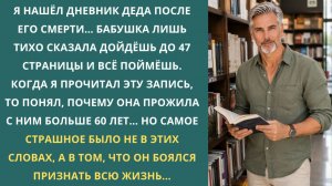 Истории из жизни После смерти деда мы нашли его дневник… Страница 47 заставила плакать всю семью