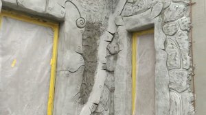 Декор стен  оформление  фасада. черновая  подготовка. мастер Два Александра.
