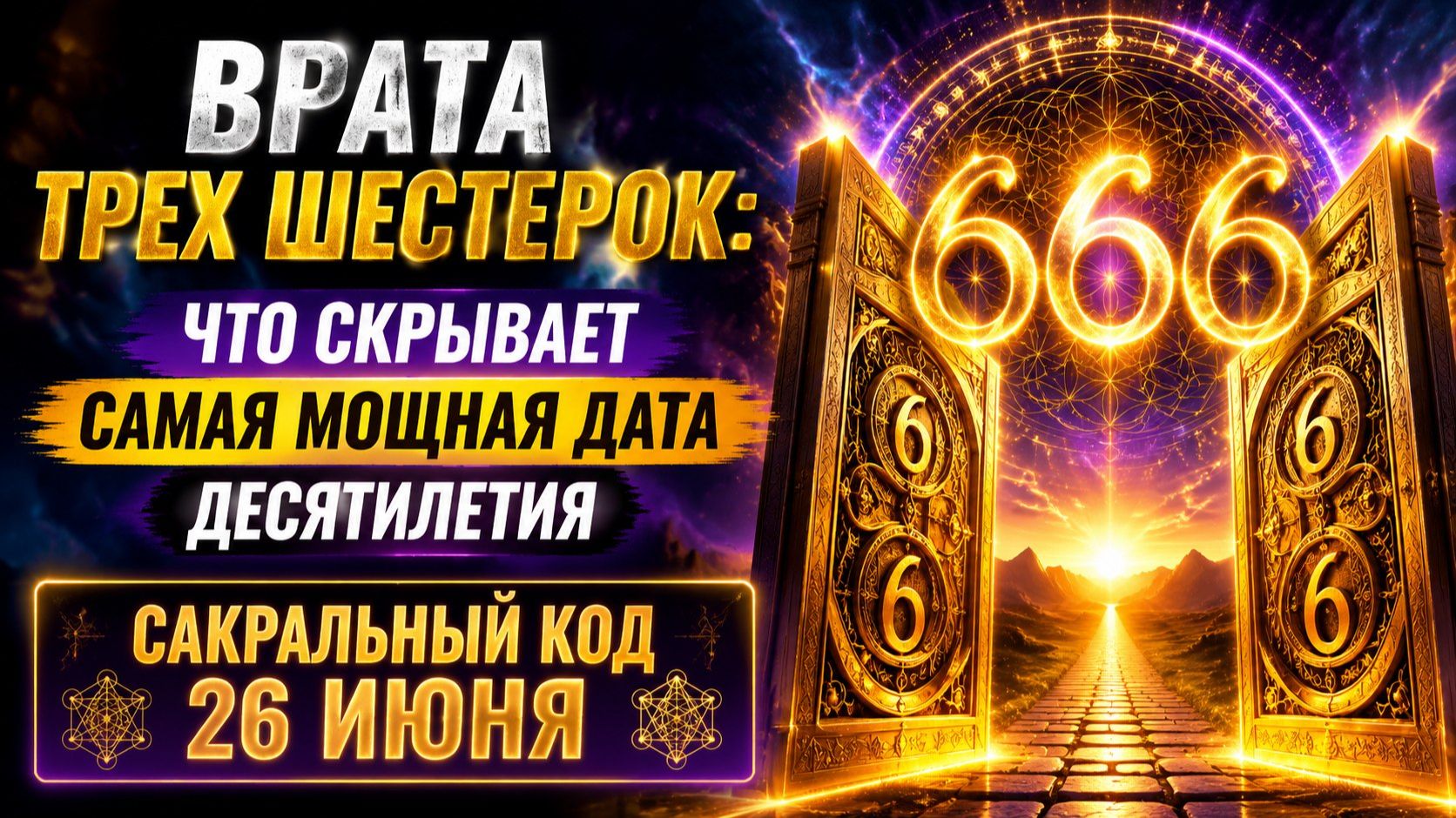Врата трех шестерок. Что скрывает самая мощная дата десятилетия. смотреть онлайн