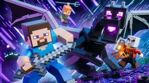 СТИВ ПРОТИВ ЭНДЕРДРАГОНА ｜ Анимация Майнкрафт ｜ Стоп-кадр из Lego