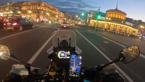 Белые ночи или по дорогам Питера глазами мотоциклиста на Cfmoto 450mt