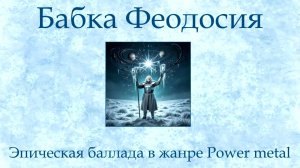 Бабка Феодосия (Эпическая ИИ-баллада в жанре Power metal)