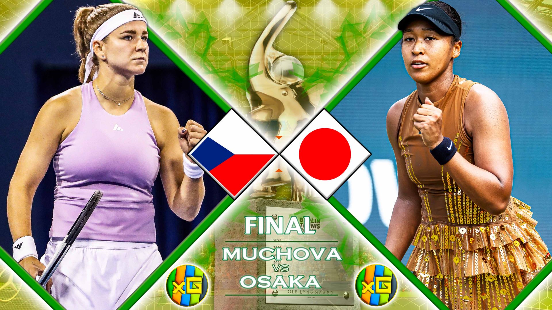 Мухова - Осака | WTA БАД-ХОМБУРГ | 26.06.2026 | Прямая трансляция | xG смотреть онлайн