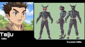 Dr. Stone crossover Kamen Rider Agito