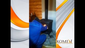 Монтаж утепленного дымохода для печи камина Kratki Koza K-6
