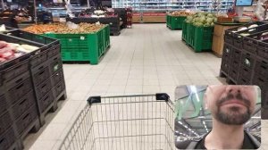 на закупке продуктов