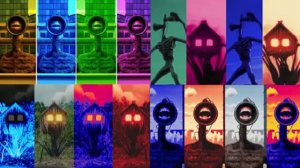 СИРЕНАГОЛОВЫЙ МУЛЬТИК все цвета 🌈 Эволюция Сиреноголовых Радужный танец с музыкой 🔥