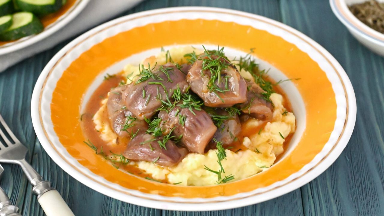 🥘 Самая вкусная ПОДЛИВА К ПЮРЕ из утиных желудков / Просто и полезно, рецепт от Аймкук