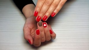 Дизайн ногтей гель-лак Shellac - Дизайн ногтей блестками + роспись ногтей (уроки дизайна ногтей)