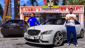 РЕАЛЬНАЯ ЖИЗНЬ В GTA 5 - ОБМЕНЯЛ БМВ СЕМЕРКУ НА БИТЫЙ MERCEDES S63 AMG! 🌊ВОТЕР