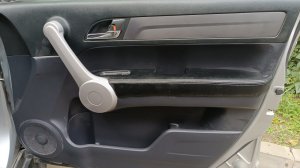 Самостоятельная Перетяжка подлокотников Honda CR-V 3 экокожей с OZONa