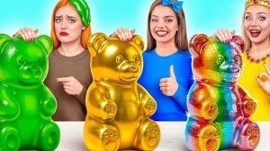 Бедная vs Богатая vs Ультра Богатая еда Челлендж | Потрясающие Кухонные Лайфхаки
