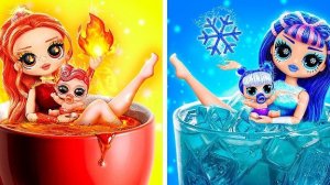 Горячая и Холодная ЛОЛ! Поделки для кукол