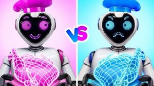 Кулинарный Челлендж: Мальчики VS Девочки с Роботом | Смешные Ситуации с Едой