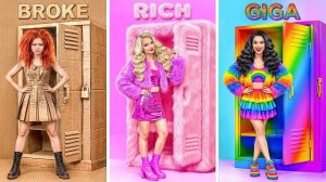 Строим Удивительный Кукольный Домик _ Холодный vs Горячий Челлендж от Candy DO