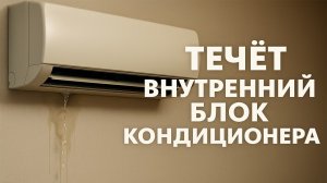 Течёт Внутренний Блок Кондиционера/Как Прочистить Дренажную Систему